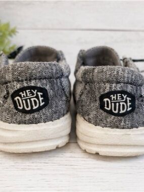 Hey Dude Kids Slip-On Sneakers in Heather Gray